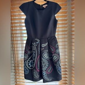 Ted Baker London Tested trinket paisley dress, size 1